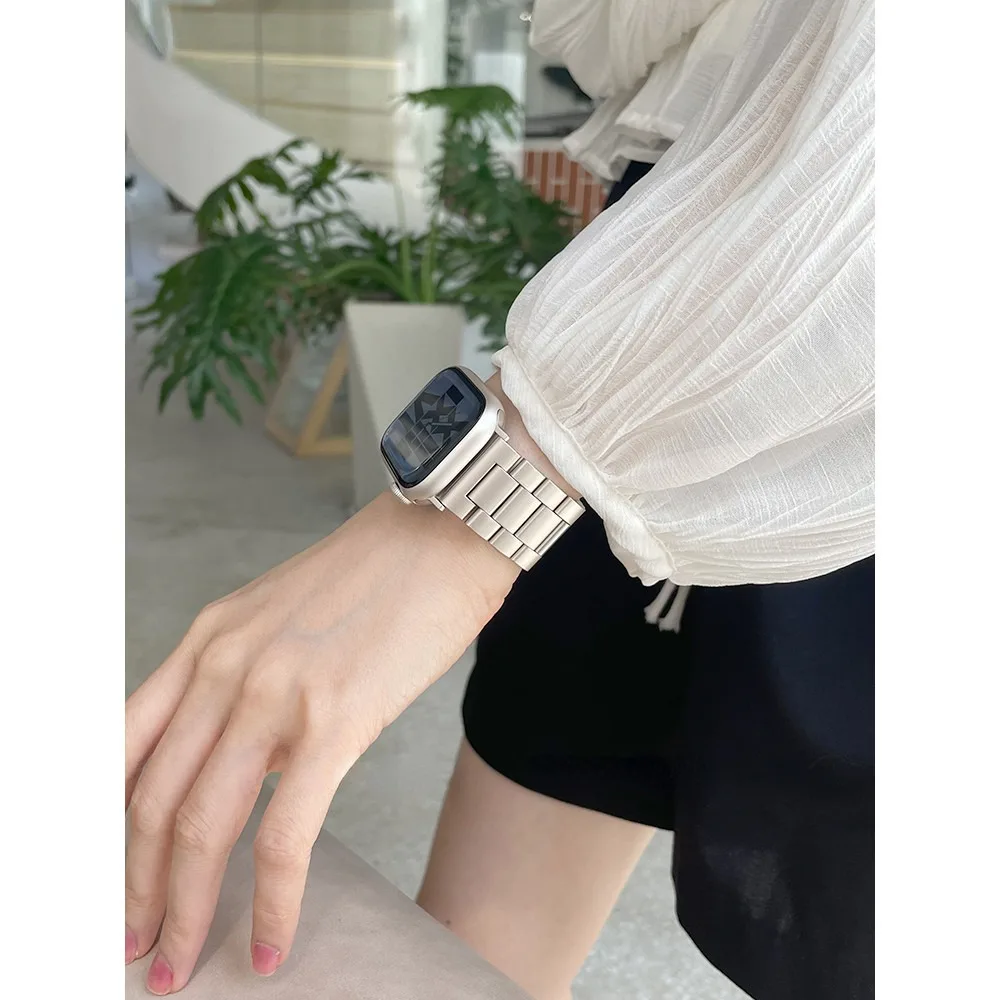 Metal Strap for Apple Watch Ultra 49mm 10 9 8 7 45 46mm Stainless Steel Band Smart For Iwatch 6 5 4