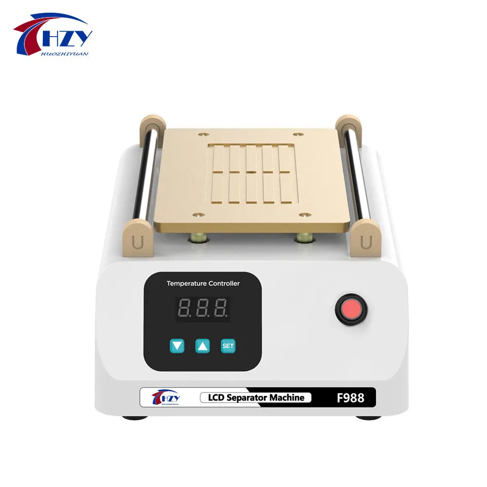 HZY F988 Separator Screen Separator Machine LCD Flat Panel Notebook Built-in Pump Vacuum For 8 inches Phone Repair 110/220V