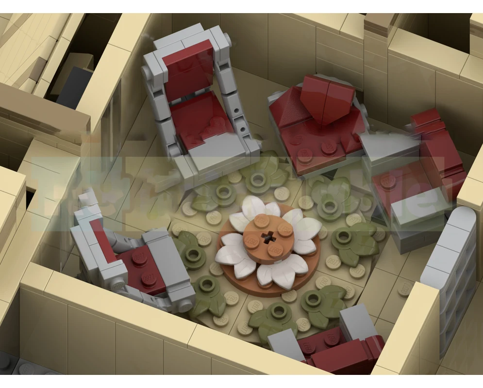 Nouveau produit exquis : Blocs de construction MOC, modèle de scène de film, Temple Jedi de Coruscant, technologie modulaire, jouet pour enfants, assemblage DIY