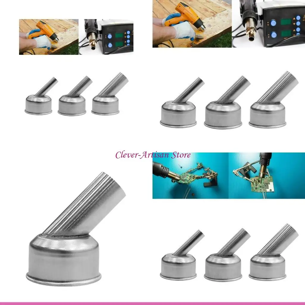 

E06B 45Degree Curved Nozzle ST-862D BGA- Hot Air Heat Nozzle for ST862D Hot Air Soldering Station C2664 C2687 C26127