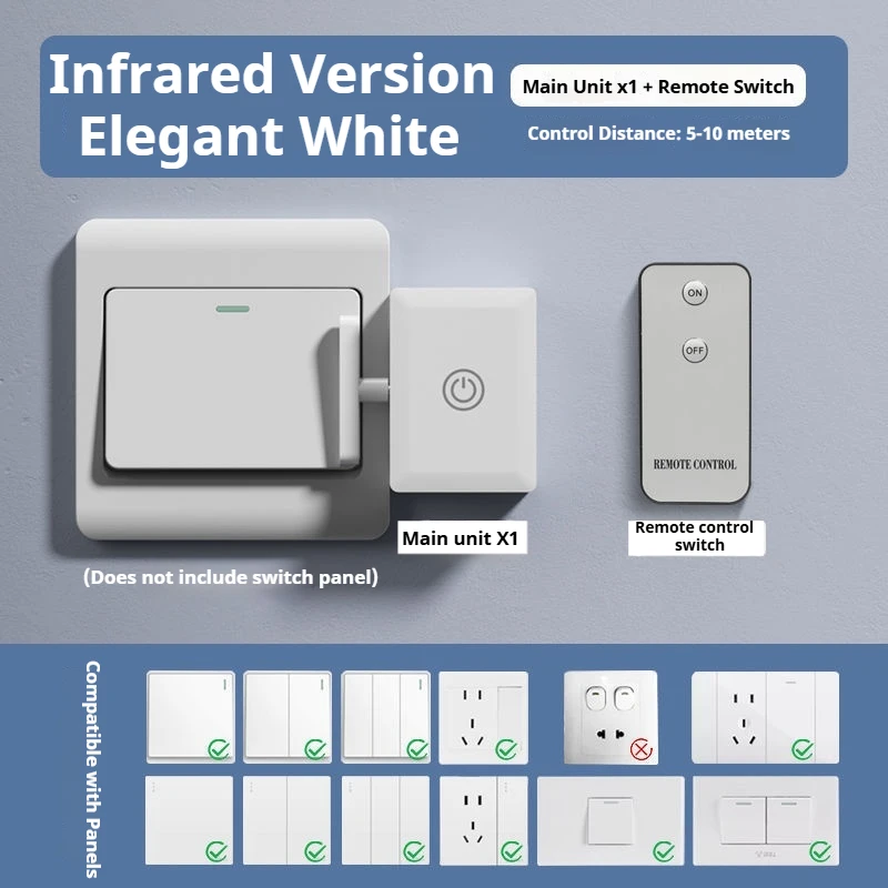 

Инструмент для выключения света с беспроводным управлением, перезаряжаемая от USB, автоматическая кнопка, толкатель, ленивый пульт дистанционного управления, кнопка выключения света