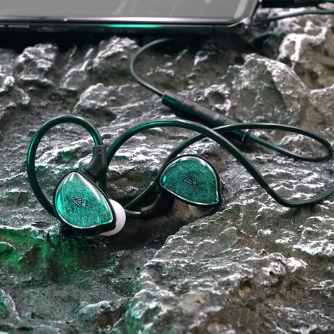 BQEYZ NI HiFi In-Ear Earphone Dynamic Driver with Bio Ceramic Diaphragm Gaming Earbuds with Interchangeable Plugs 3.5mm/4.4mm