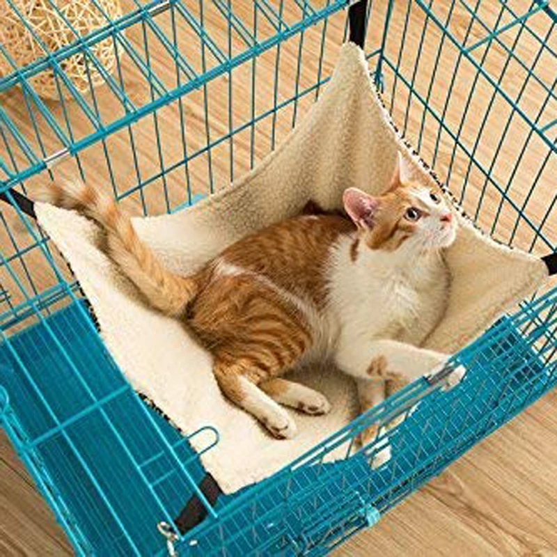 Pet Cage Hammock Soft Plush Cat Hammock Cage Hanging Bed For Ferret Rabbit Chinchilla Cat Guinea Pig