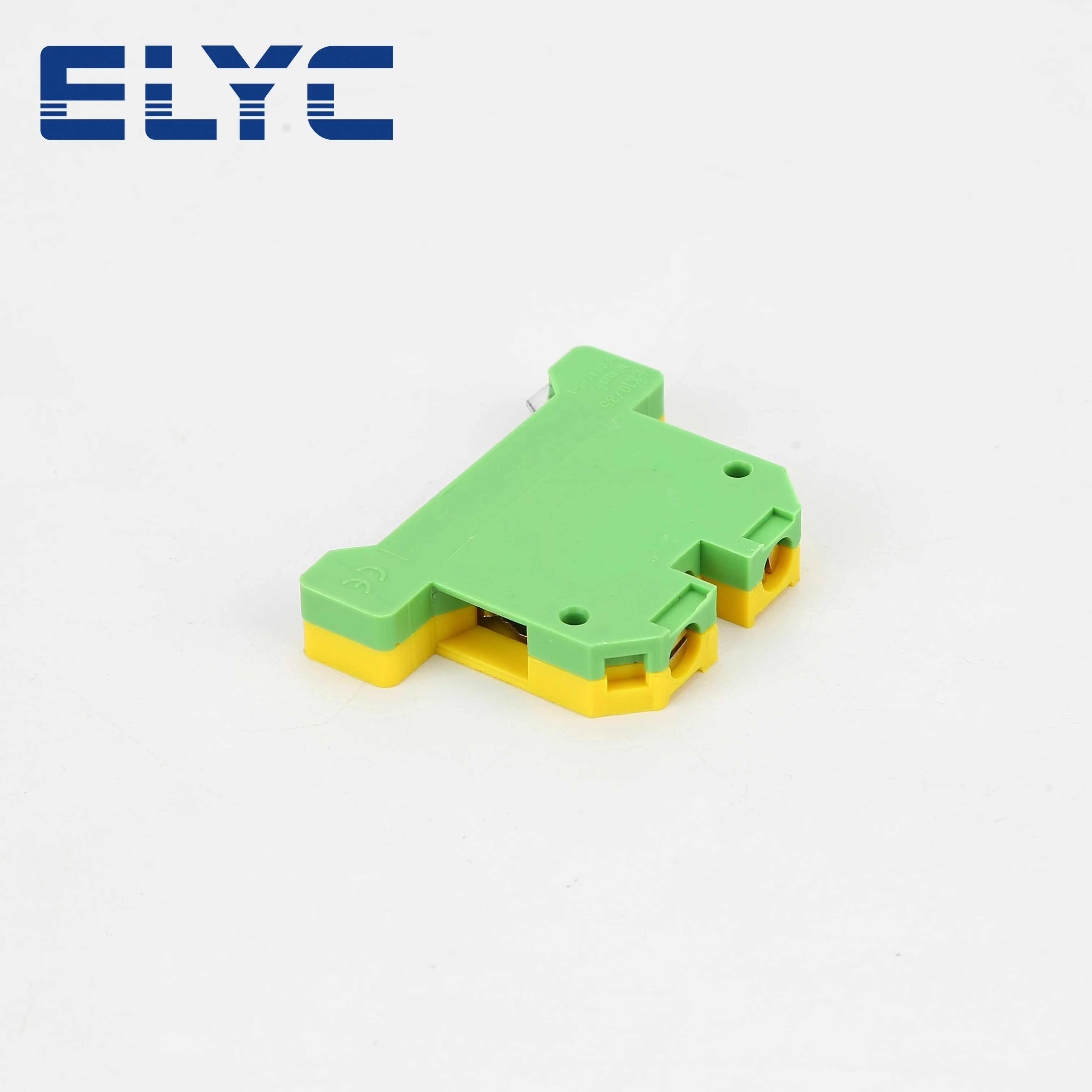 10Pcs EK10/35 Universal Screw Connection Ground Earth SAK 10 mm² Wire Electrical Connector DIN Rail Terminal Block EK 10/35