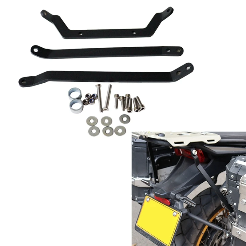 Luggage Bracket Three Box Bracket Reinforcement Fixed Rod Black Metal For Voge DS525X DS525 X DS 525X