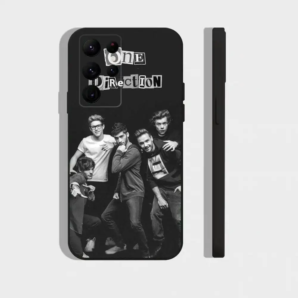 Eine D-Direction-ES-Band-Handyhülle für Samsung S25, S24, S21, S22, S23, S30, Ultra, S20, Plus, Fe, Note, 5G, schwarze Hülle