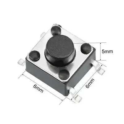 apply 6x6x4.3 Normally Closed Patch Touch Switch 4-Foot Button 6*6*4.3 Micro Motion Switch Button a Pack of 1000 Pieces