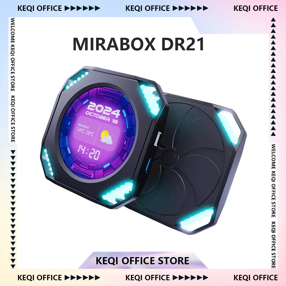 

Mirabox DR21 2.1-Inch Case Secondary Screen Synchronous Display Monitoring Water-Cooled Screen Customize Pc Accessory Gifts