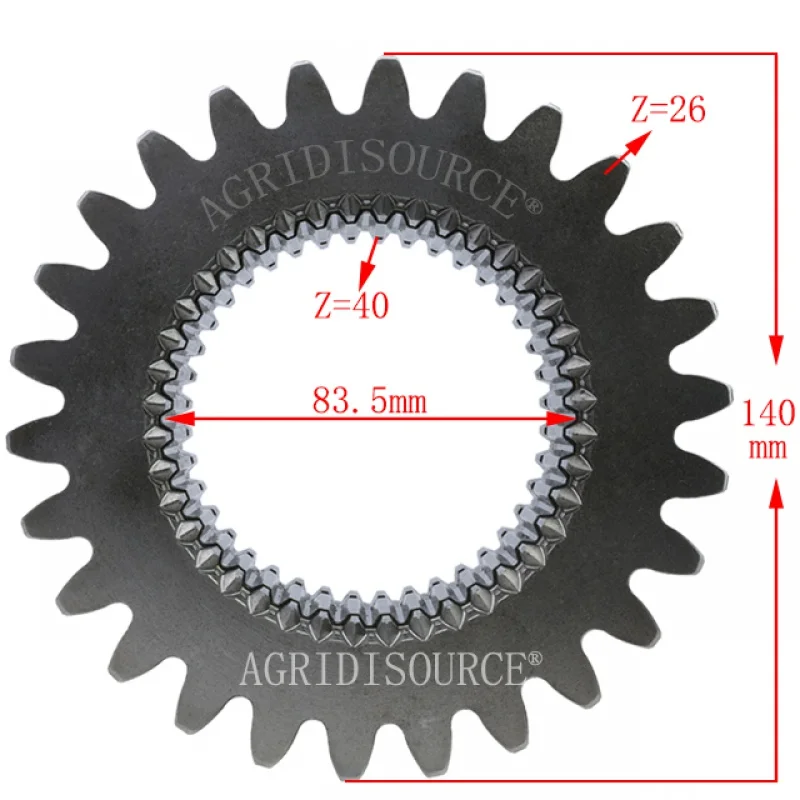 China-Made：Hot sale For Foton Lovol Agricultural Farm tractor Spare Parts TF1004.372-08a shuttle shift gear sleeve