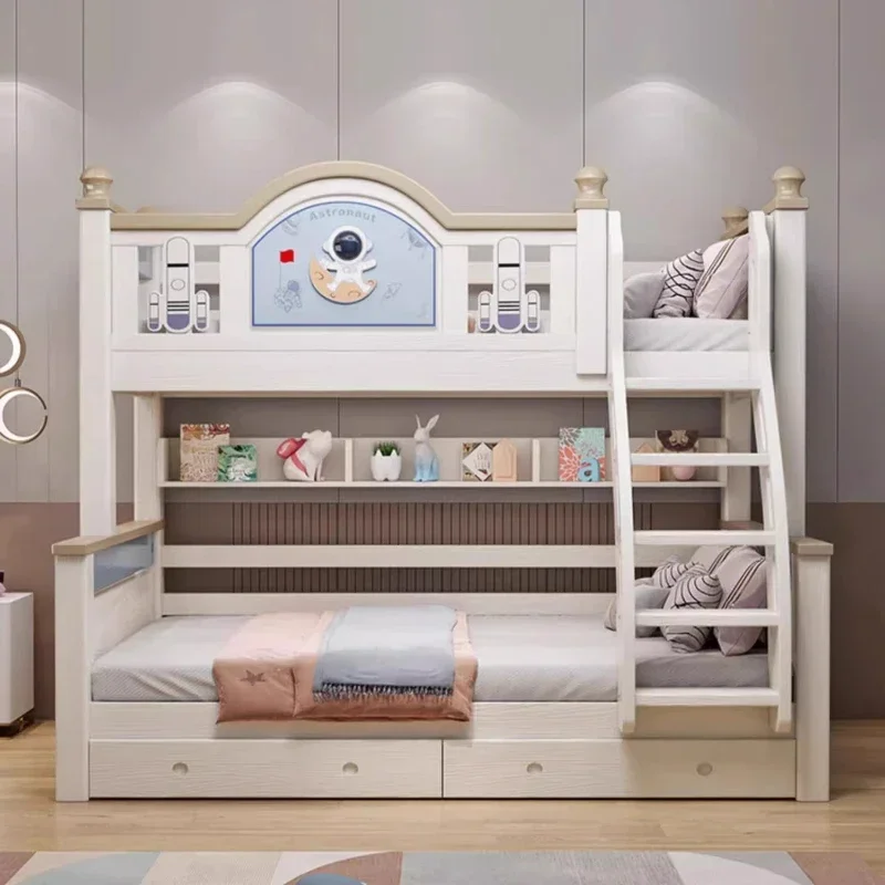 150x180 Queen Twin Bed Frame Full Size Kids Lit Kids Full Bunk Double Bed With Storage Luxury Letto A Castello Bedroom Furniture