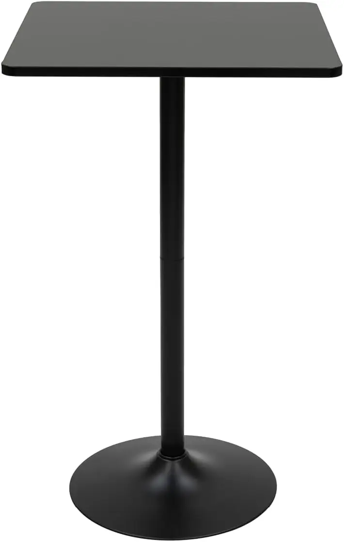 Meja Pub Pear-4Dsq, HITAM