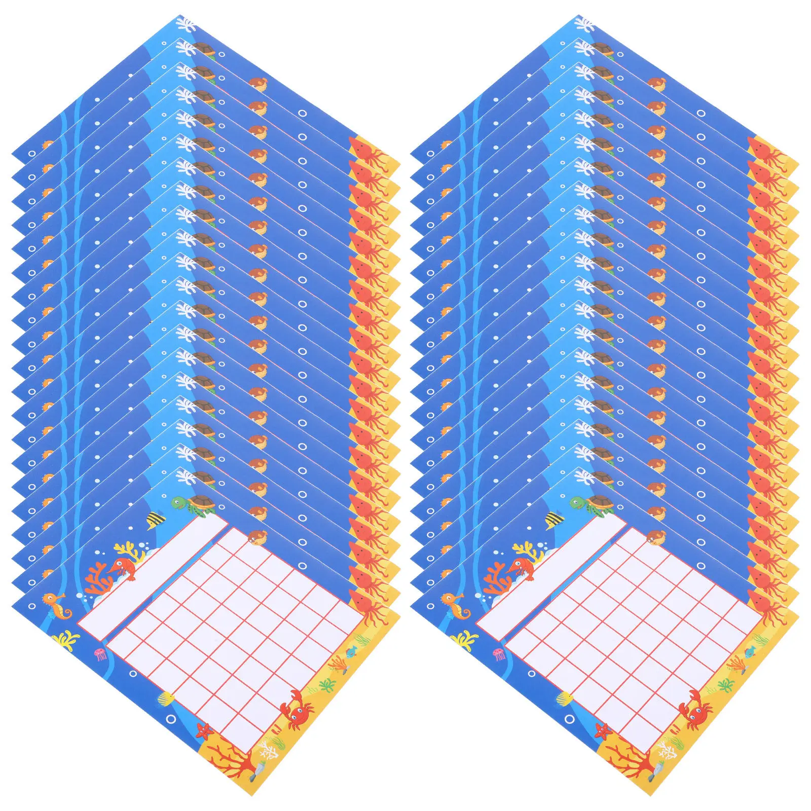 

50 Piece Incentive Cards Set for Children Reward Chart Kids Chore Tracker Classroom Management Resource Teaching Tools for Early