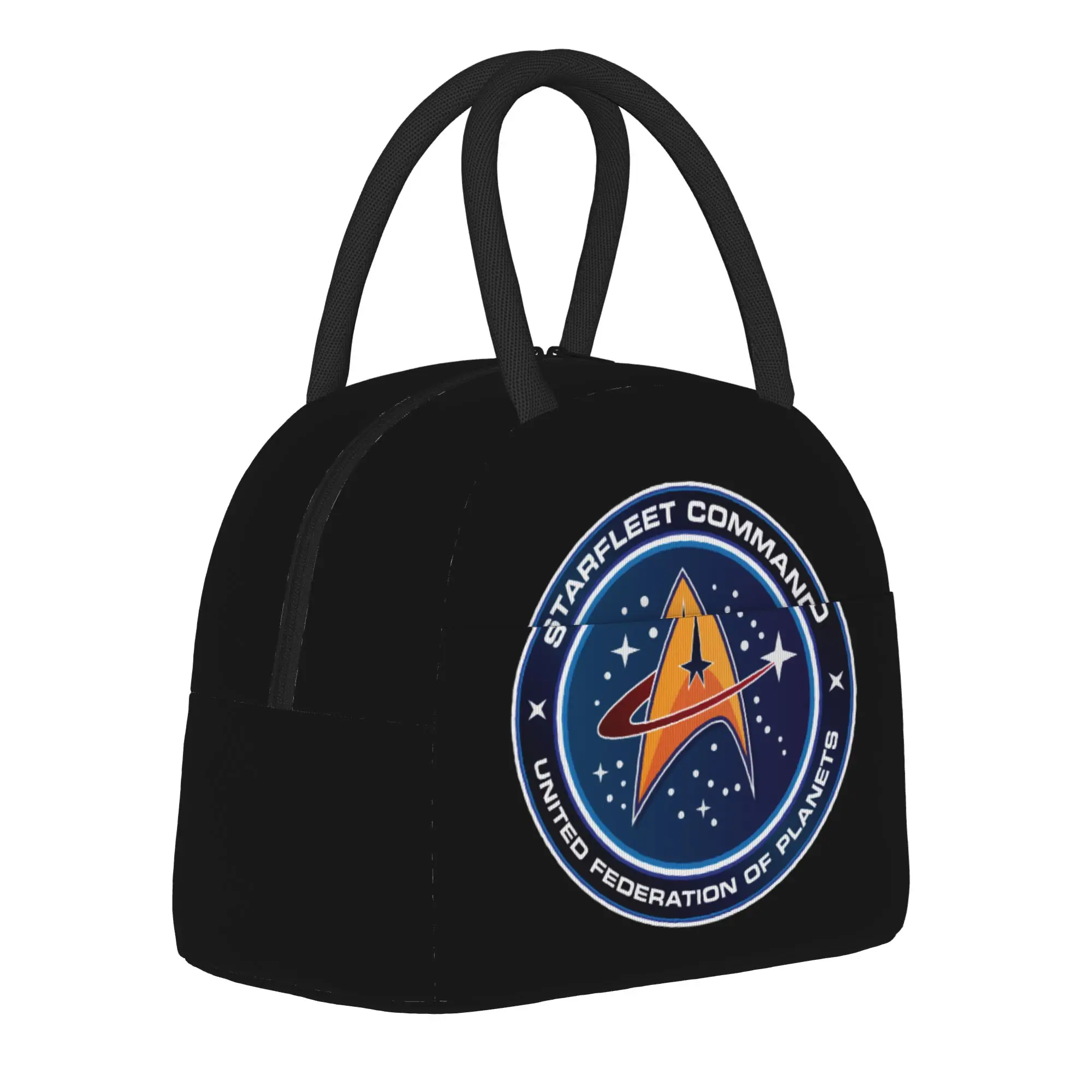 Stars Treks Starfleet Insulated Lunch Bags Leakproof  Reusable Cooler Bag Tote Lunch Box Office  Picnic Men Women