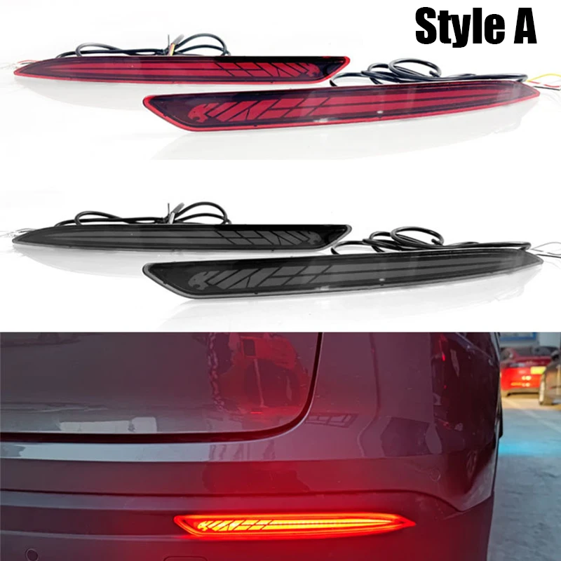 Rear bumper light assembly smoked black shell exterior modification part For Geely Coolray SX11 2018 2019 2020 2021 2022 2023 - Image 6