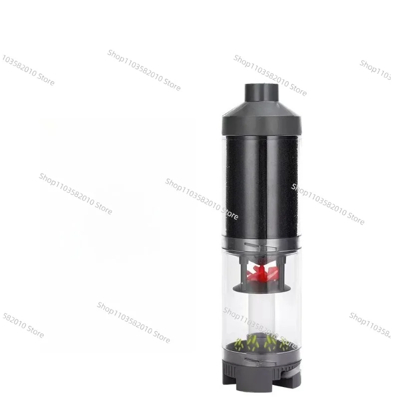 

Transparent Desktop Plastic Aquarium, Compact Display Fish Tank with Auto-Cleaning Filter & Waste Collector