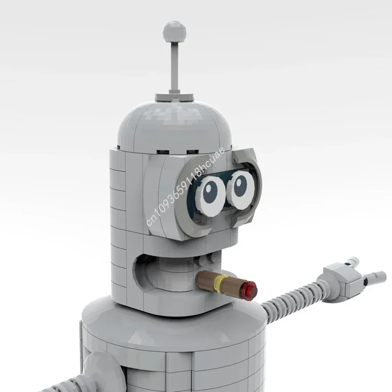 562pcs MOC BENDER Futurama Robot Model Bouwstenen Kerstcadeaus Architectuur Speelgoed Monteren Creatief Idee Baksteen Verjaardag