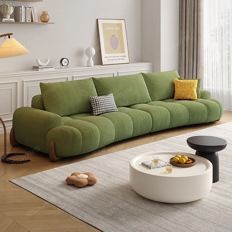 Leniwa Sofa Segmentowa Salon Modułowy Italiano Nowoczesna Narożna Kanapa Rozkładana Nordic Lounge Pufy Asiento Meble Domowe DWH