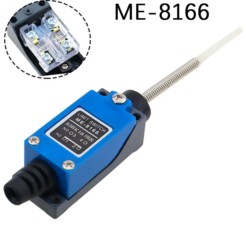 10pcs ME-8166 Flexible Rod Coil Spring Actuator Momentary Mini Limit Switch Momentary