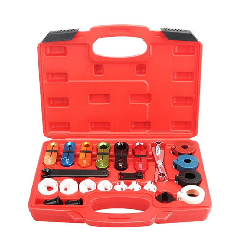 

22Pc Quick Disconnect Tool Set Line Disconnect Tool Kit For A/C Fuel Transmission Systems Air Fuel Line Removal Tool