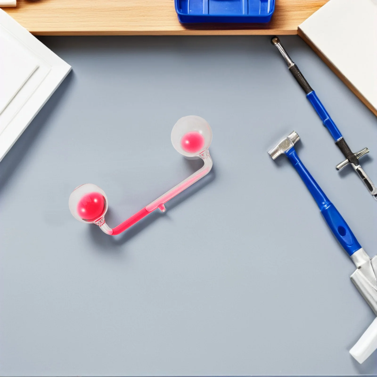 Ręczny parownik szklany do eksperymentów energetycznych, narzędzie do eksperymentów fizycznych, zestaw edukacyjny STEM do laboratorium, biura, klasy, dekoracyjny, termiczny.