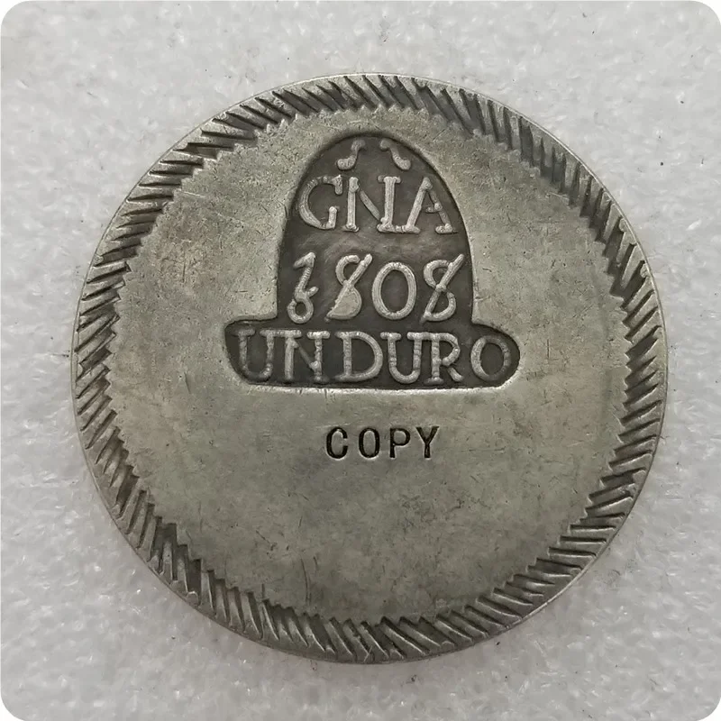 1808 GERONA FERNANDO VII EN UNA CALIDAD MUY BONITA SPAIN COPY commemorative coins-replica coins medal coins collectibles Challen