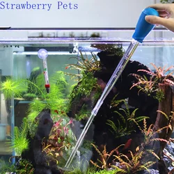 57cm 30ml 50ml Aquarium Clean Tool Pipette Fish Tank Siphon Pump Water Changer Aquarium Accessories with Extension Tube