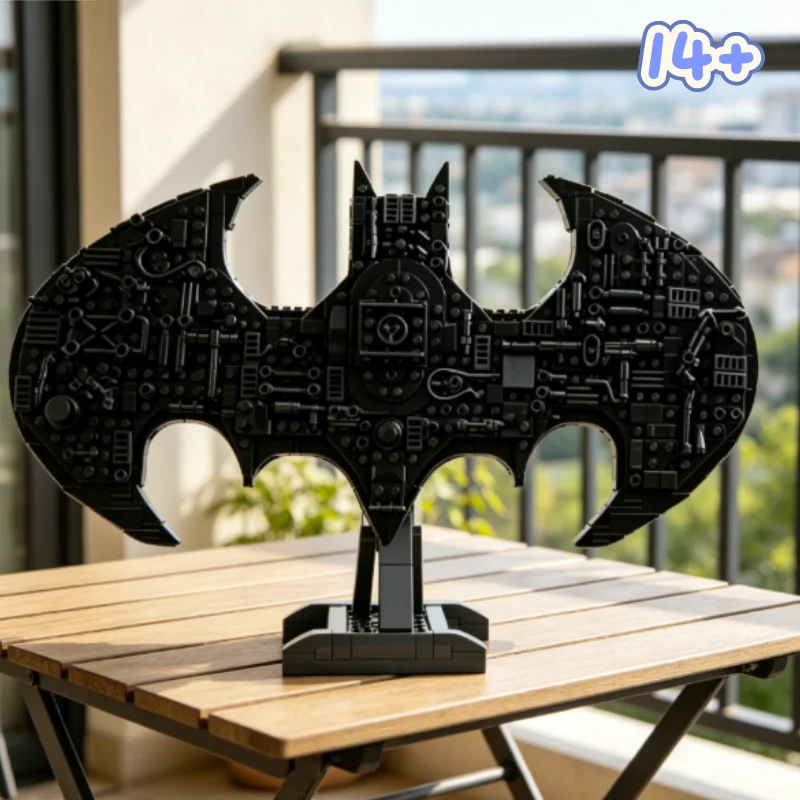 2026 New 678PCS Mask Emblem Building Blocks Set 3D Wall Decor Display Model DIY Toys for Adults Birthday Party Christmas Gifts view 2