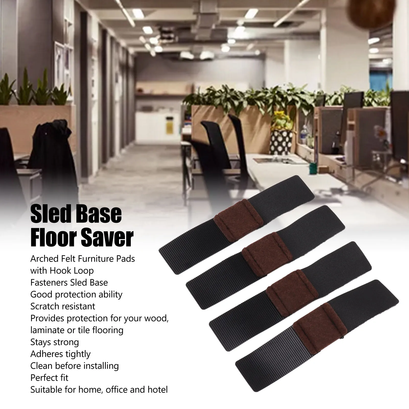 

Войлочные накладки для мебели с крючками и петлями, арочные войлочные подкладки для ножек стульев, защита пола для каркасов стульев