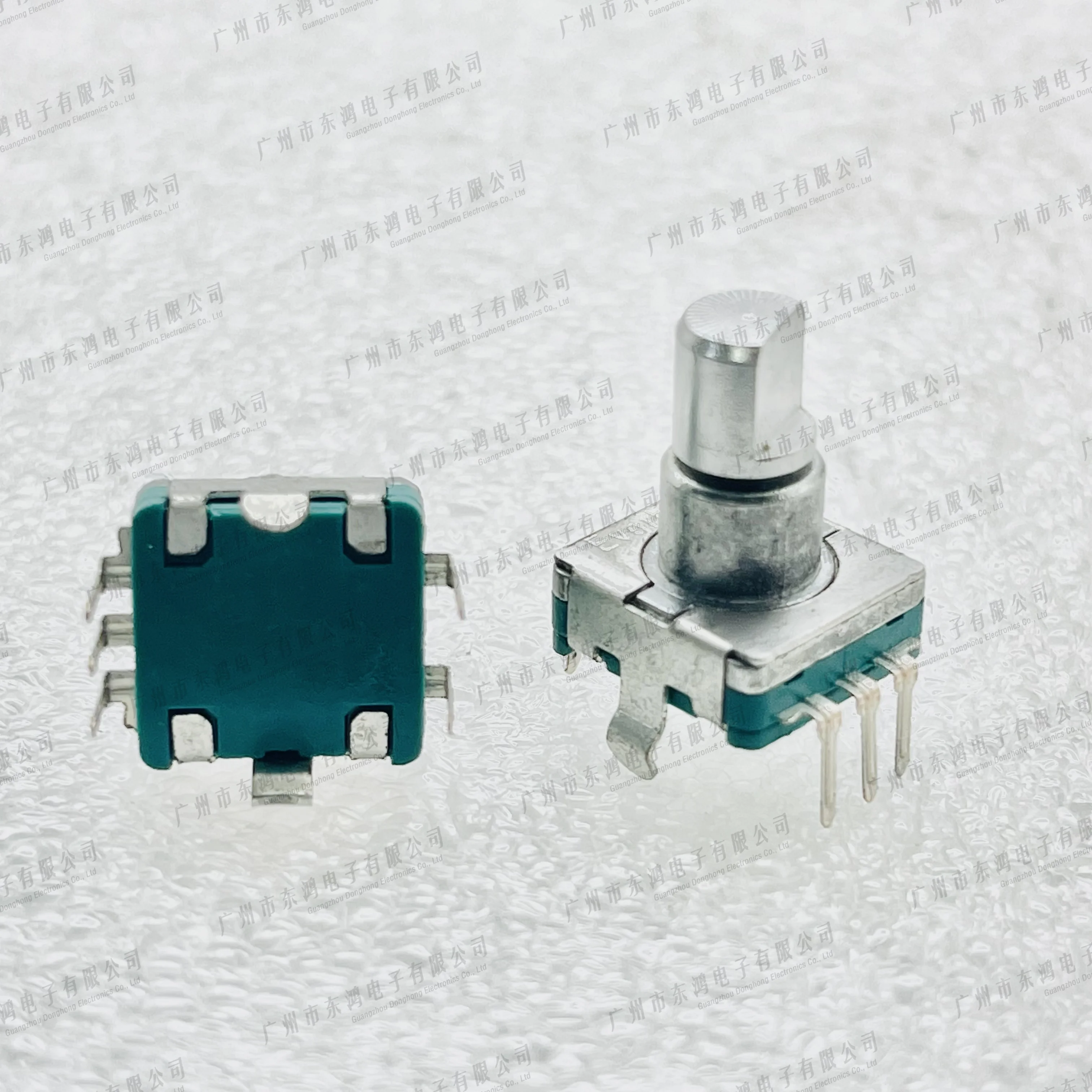 10pcs Everbest encoder EC11 Rotary digital sound volume adjustment with press switch shaft length 12mm