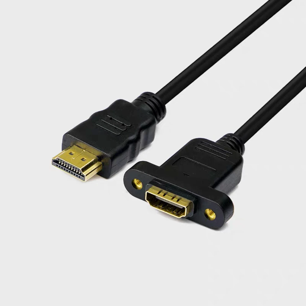 hdmi 28awg compatible extension cable for plug to socket cl2 with a rated power of 1080p, 0.3 m/0.6 m 1m/1.5 m (with screw)