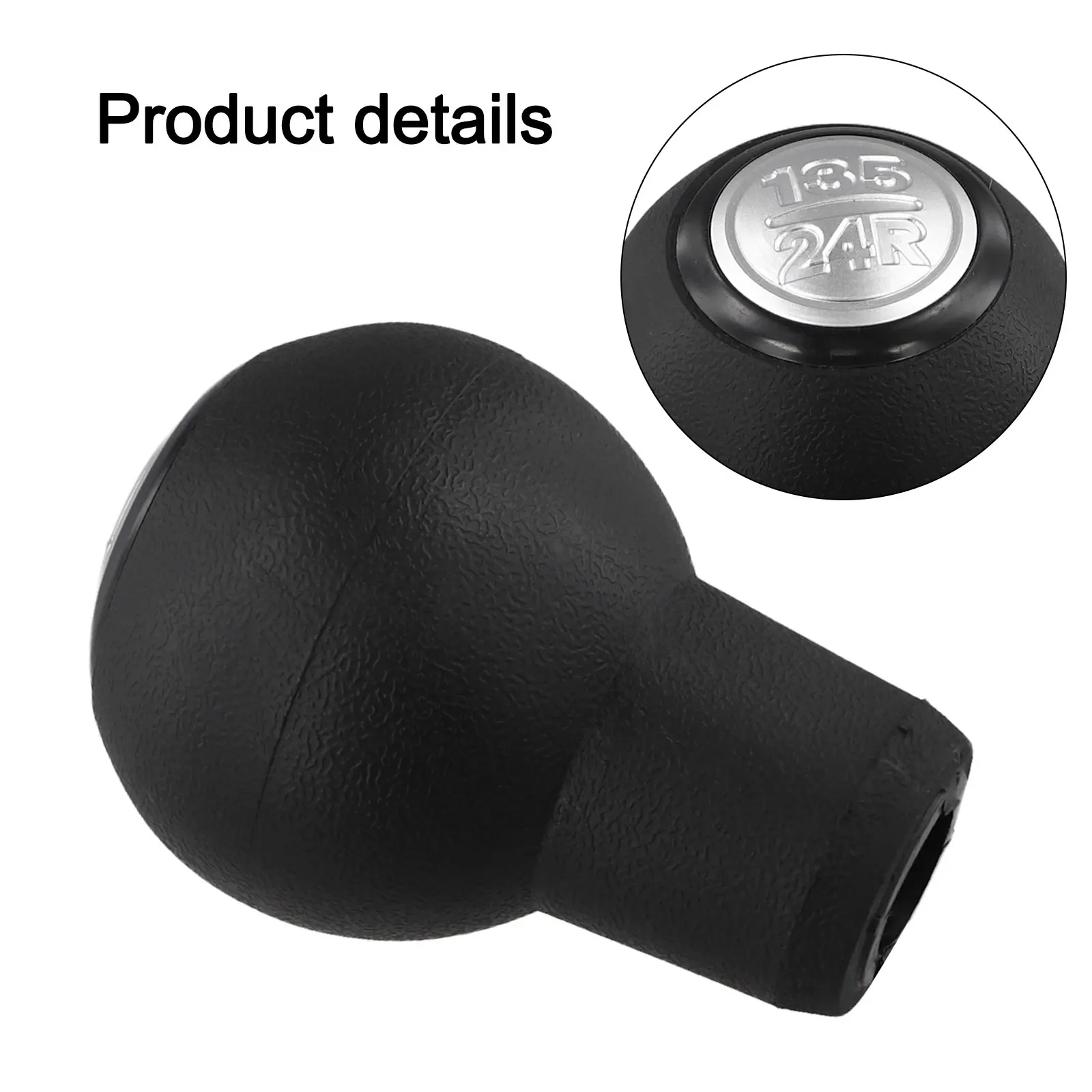 Car Accessories Black Shift Knob User-Friendly Design Ease Of Installation Smooth Gear Changes Car Interior Upgrade