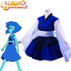 Anime Steven Universe przebranie na karnawał lazuryt Lolita sukienka Kimono pełne zestawy wykonane na zamówienie kobiece prezent na Halloween