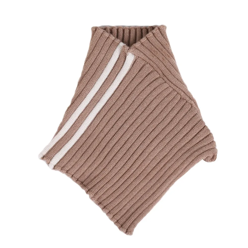 Fashion Winter Knitted Fake Collar Warm Windproof Scarf Detachable Soft Neck Warmer Men Women