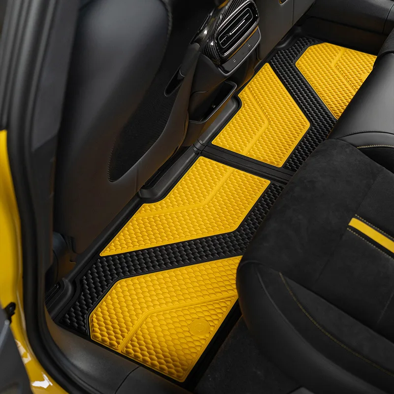 مناسبة لـ Xiaomi SU7 Ultra Car Floor Mat ملحقات السيارة لوازم حصيرة صندوق السيارة DOGU Full TPE