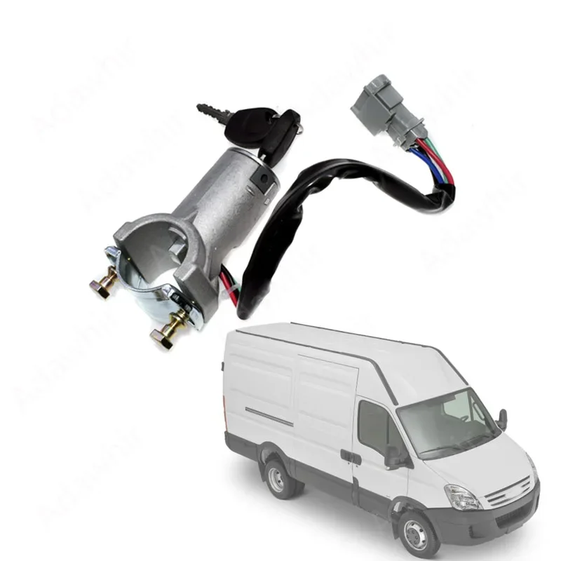 

Цилиндр замка, Замок зажигания с 2 ключами 2992551 Замена подходит для Iveco Daily 1999 ‑ 2006