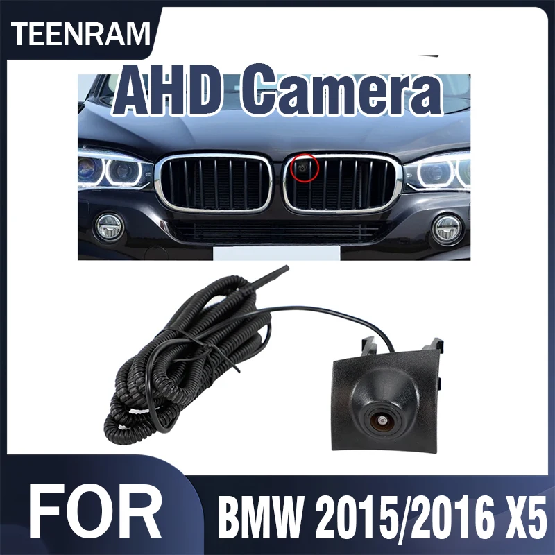 TEENRAM for BMW 2015/2016 X5 AHD 1080P 150° OEM Car Vehicle Front View Camera Night Vision Waterproof Parking Monitoring System