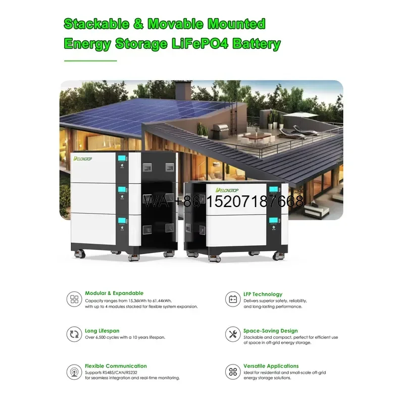 Wmwmnu for All in One Solar 12Kw Inverter and Lithium Battery System 15Kwh 20kwh 30Kwh 50Kwh 60Kwh 51.2V Battery Energy