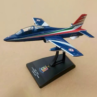 Diecast 1:100 Scale MC.202 Alloy Finished warplane Aircraft Simulation Model Static Decoration Souvenir Gifts For Adult Boy