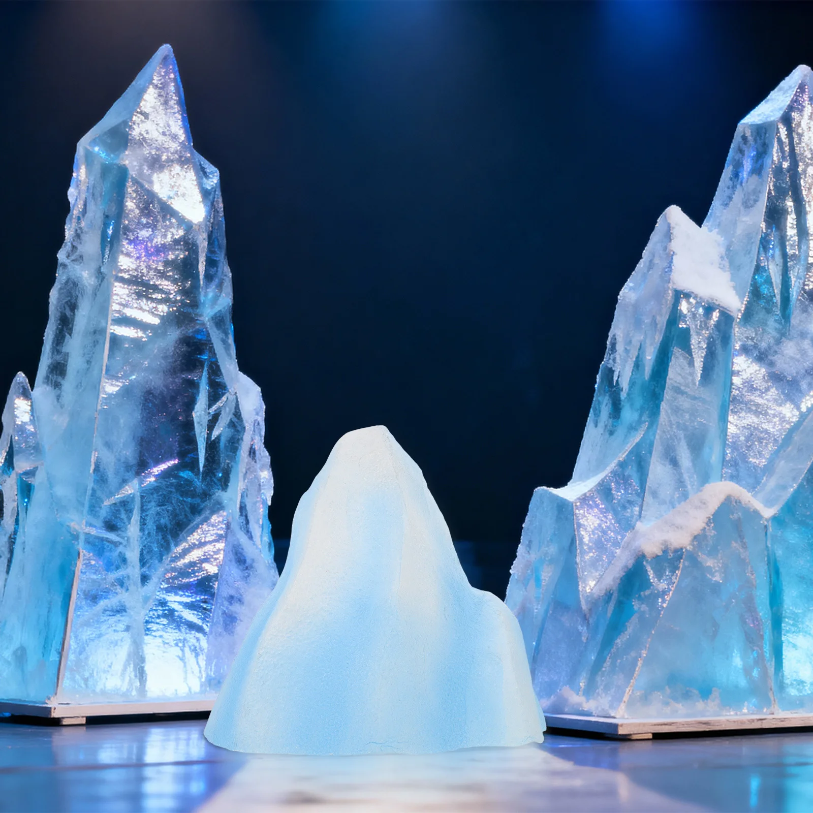 

Realistic Artificial Iceberg 31X14.5Cm Simulated Snow Mountain Decor For Stage Photography Aquarium Diorama Foam Rockery