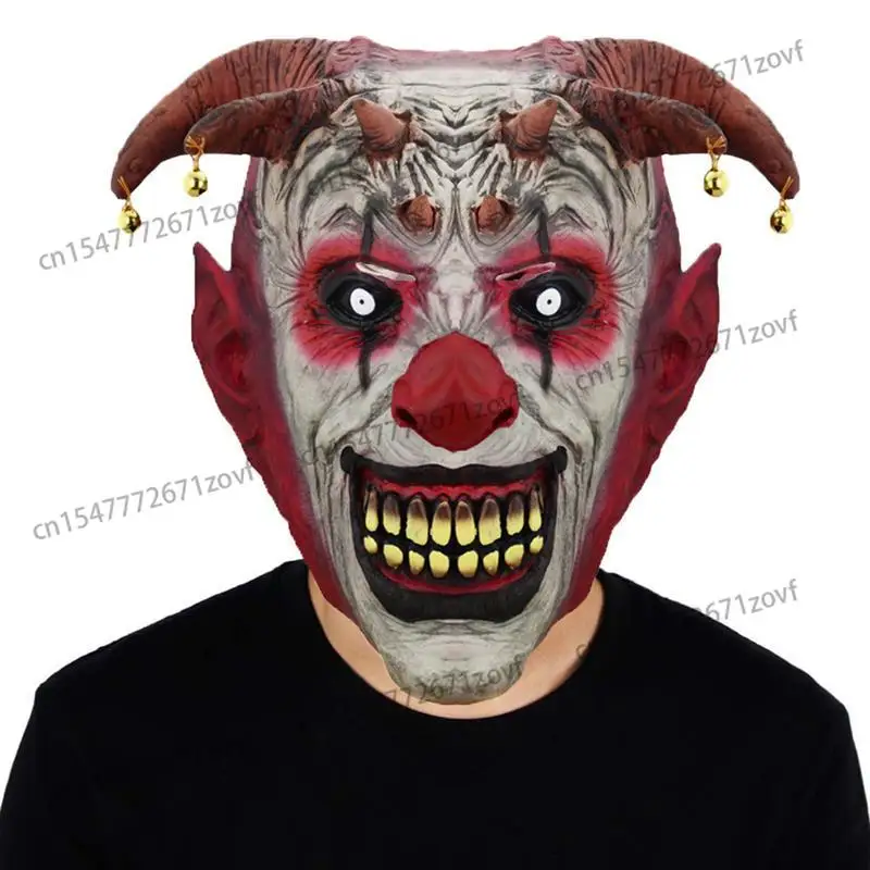 قناع سيليكون واقعي للغاية قناع اللاتكس يبتسم طارد الأرواح الشريرة البكاء قناع شيطان الطفل رائجة البيع 2024 الأكثر مبيعا #2