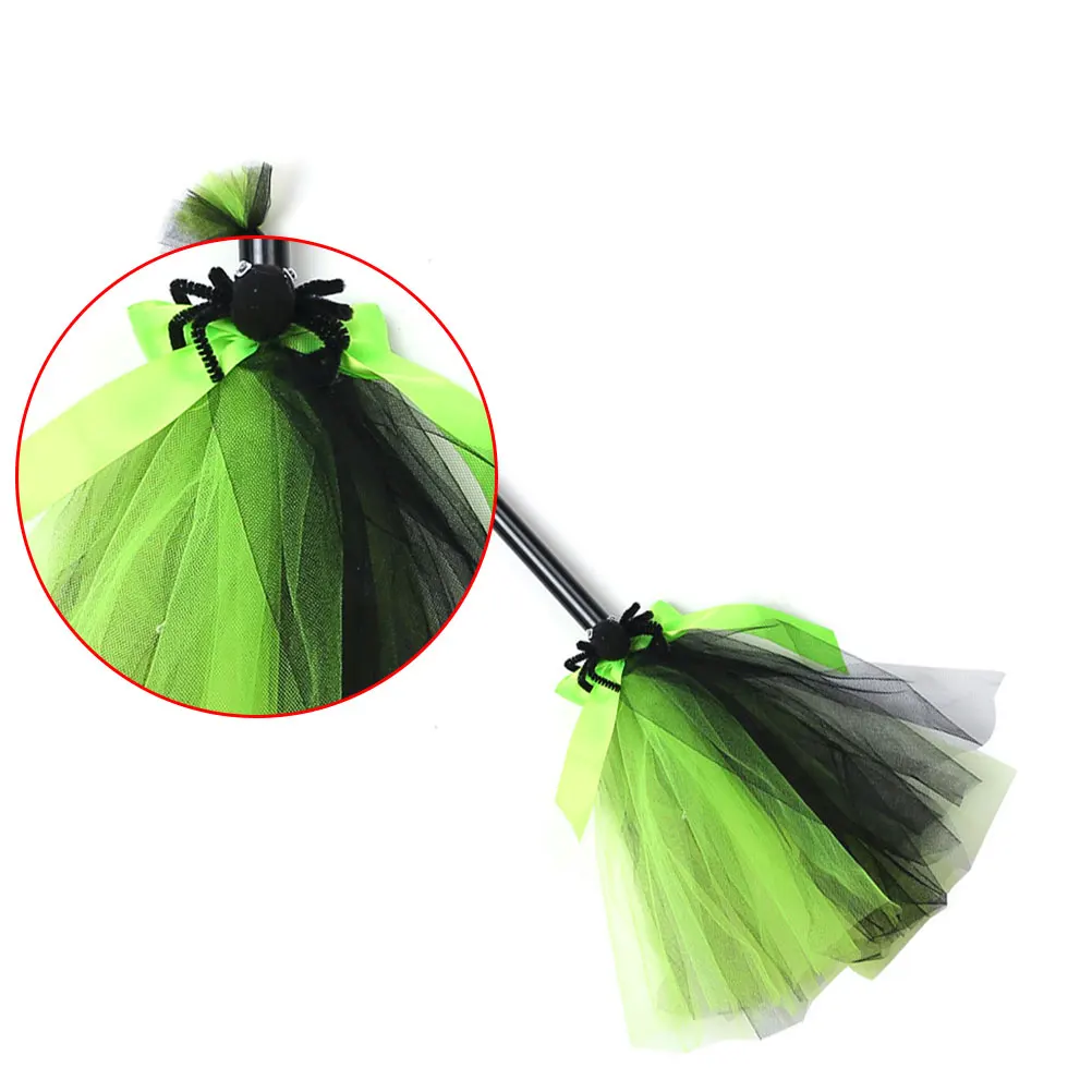 

Halloween Witches Broom Costume Prop for Kids Adults Cosplay Party Premium Material DIY Decoration Wizard Accessory