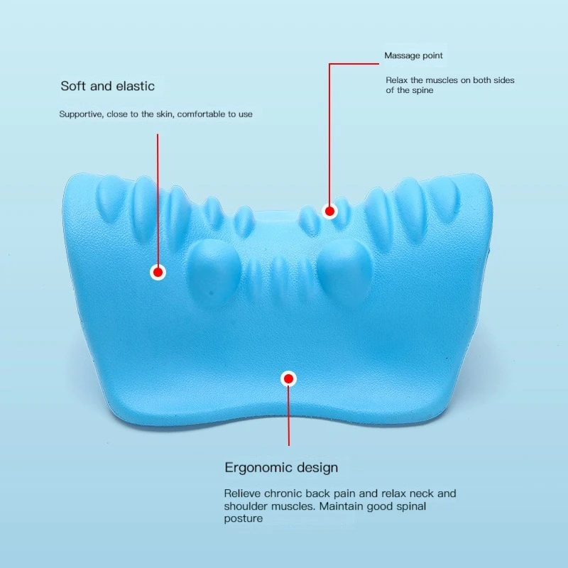 Oreiller relaxant cervical pour instituts oto, dispositif de traction pour la colonne cervicale, 11% ment, chiropratique, civière du cou, nouveau