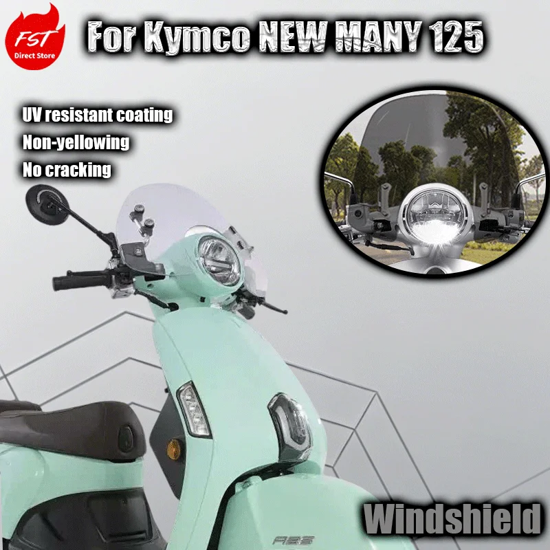 

Ветровые стекла для Kymco NEW MANY 125, обеспечивающие защиту от ультрафиолета, предотвращающие пожелтение и деформацию.