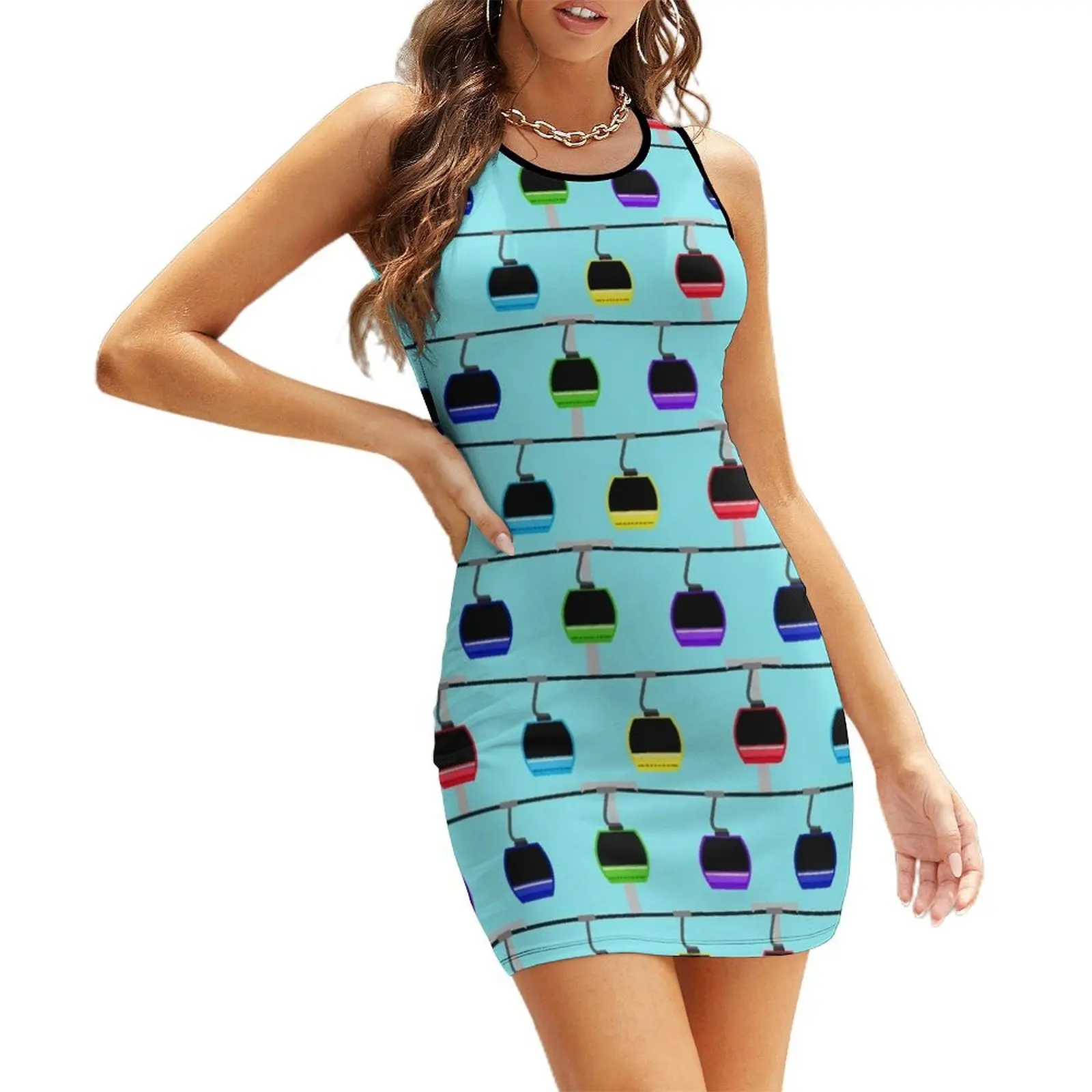 

Skyliner Sleeveless Sundress african dresses for woman dresses for woman sexy dress elegant dresses for women