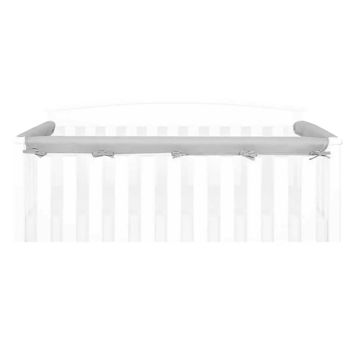 AT16  Crib Rail Covers for Teething,Soft Breathable Anti-Collision Crib Teething Rail Cover Edge Protector Strip