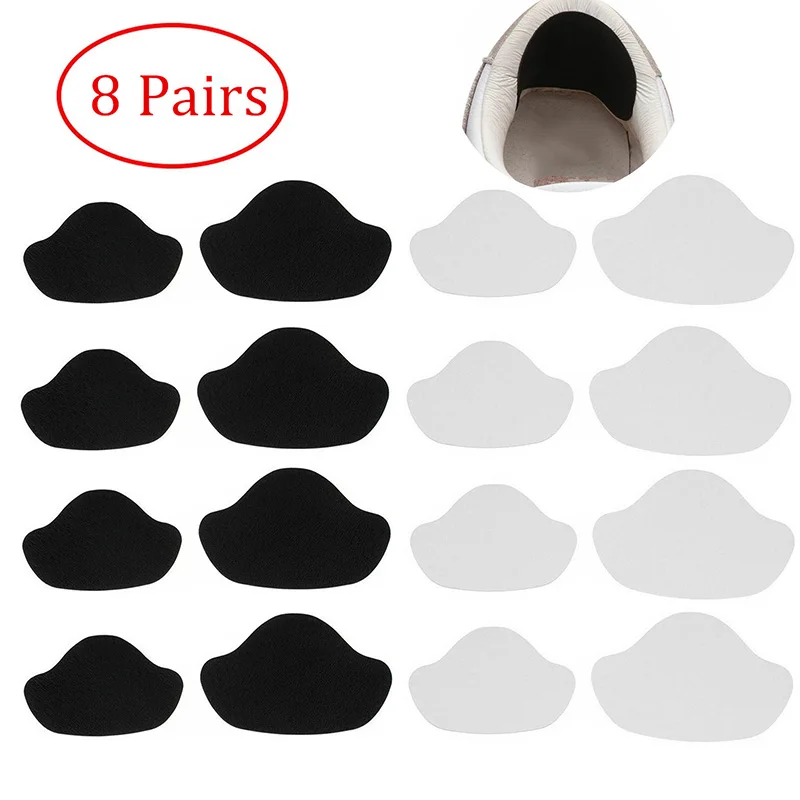 8 Pairs Shoe Heel Repair Patch Self-adhesive Shoe Accessories Multi Purpose Shoe Hole Cushion For Sneaker Sports Shoes High Heel