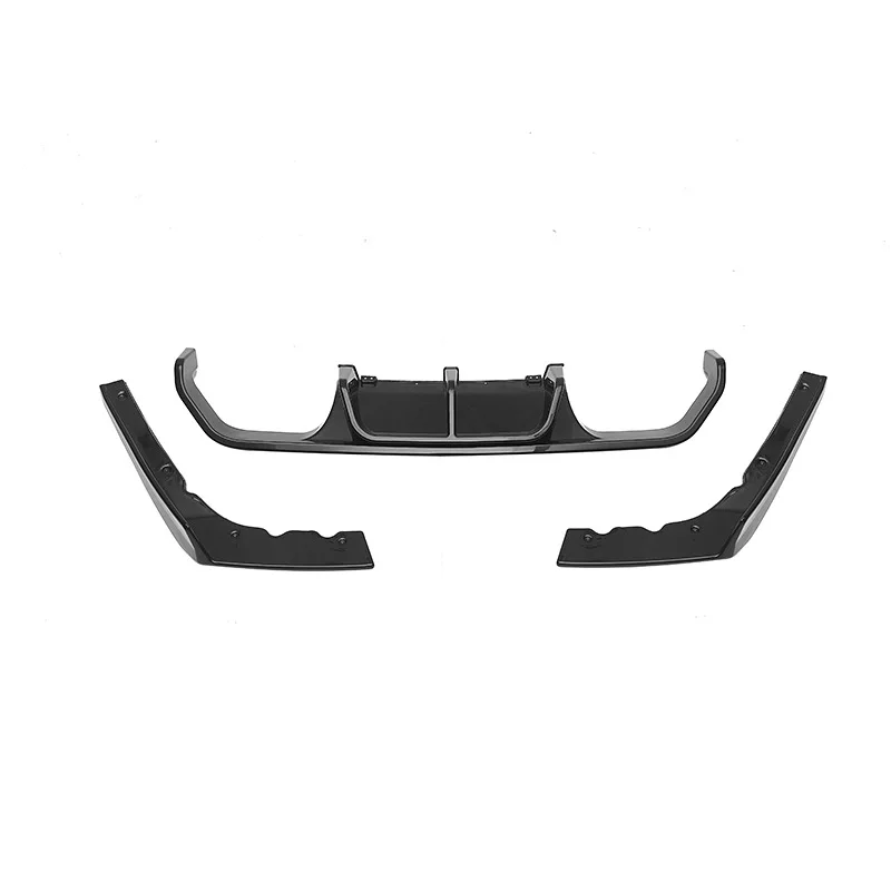 Applicable to 2013-2018 BMW M3, M4, F80, F82  V-series rear bumper with 3-piece design Rear bumper spoiler diffuser