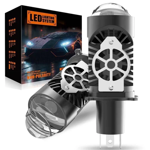 Lente de proyector H4, bombillas LED para faros de coche, 30000LM, 150W, CANBUS Turbo, bombilla Led H4, bombilla alta y baja para motocicleta, 12V, 24V, 6500K