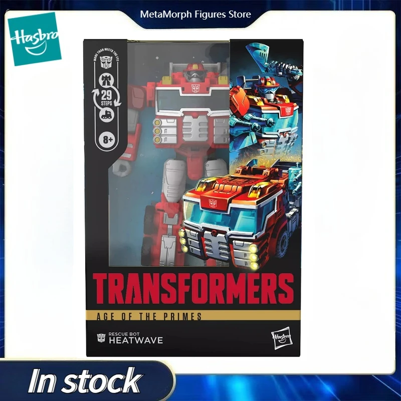 Giocattolo trasformabile originale della serie Generations di Hasbro, Rescue Bots HEATWAVE V-Class, action figure, giocattoli, ornamenti, collezione