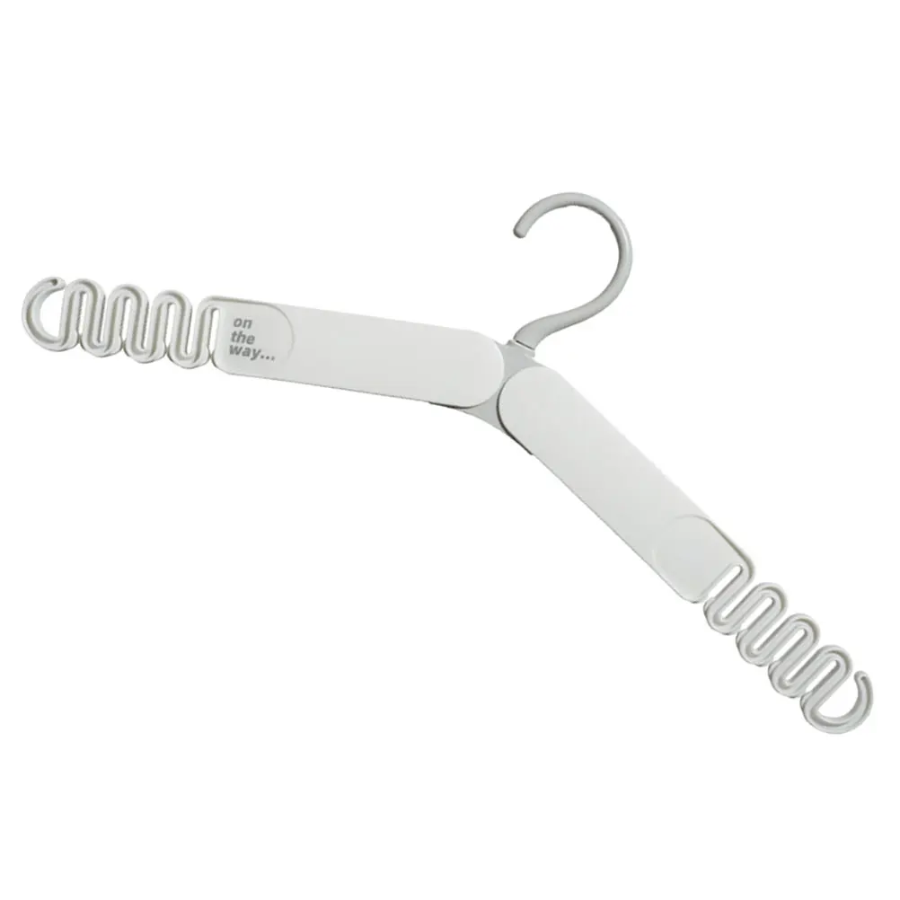 

Foldable Hangers Grey Travel Outdoor Collapsible Small Saving for Clothes Shirts Socks Stockings Pants Skirts Coats